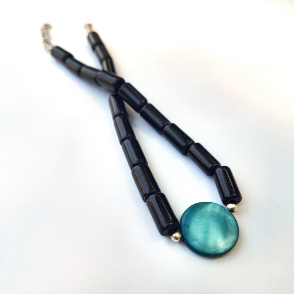 Obsidian And Shell Choker | Bohemian Goth Jewelry… - image 7